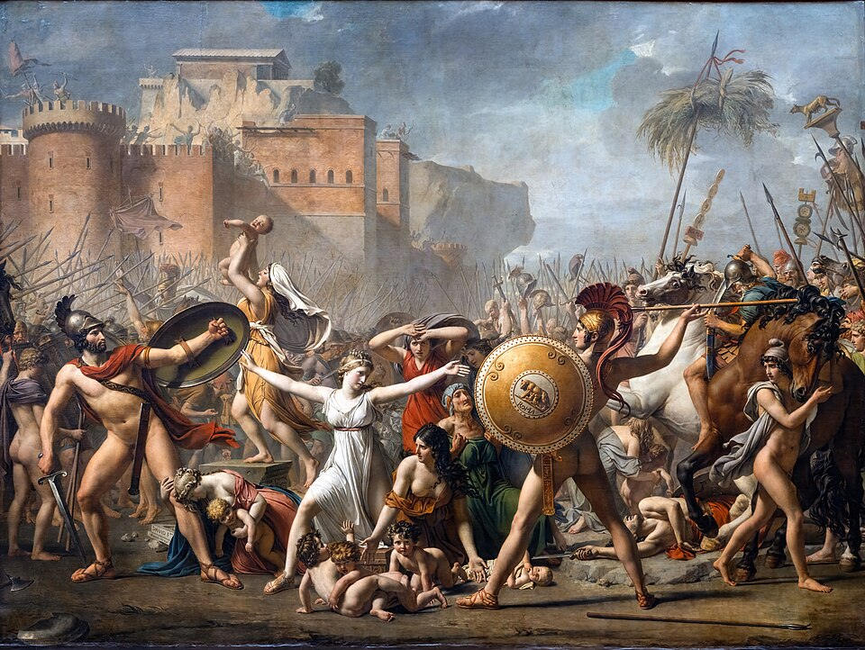 <p>When was David, The Intervention of the Sabine Women, 1799 created?</p>