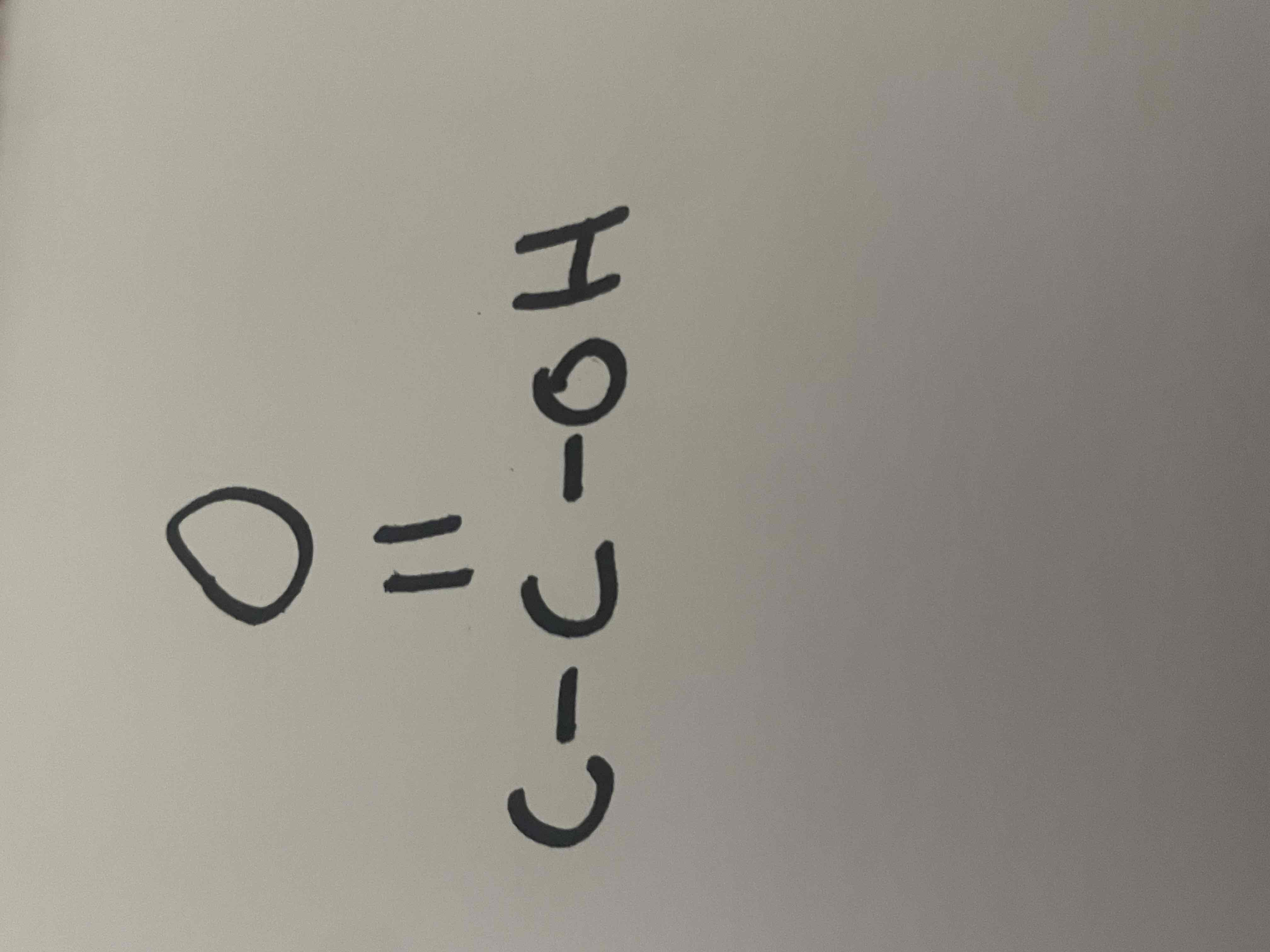 <p>Carbonyl group attached to OH and alkane type carbon </p>