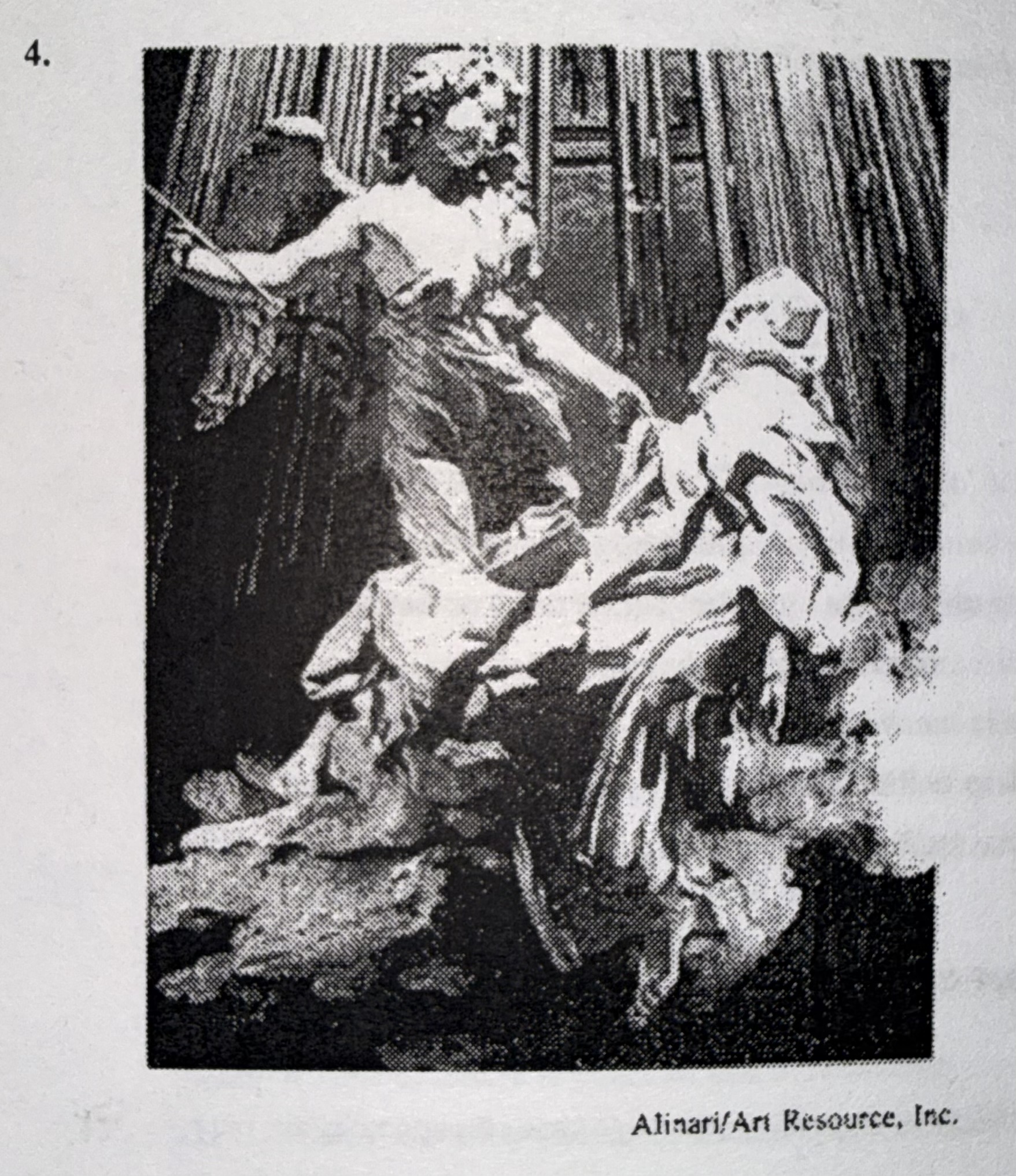 <p>The sculpture by Bernini shown above celebrates?</p>