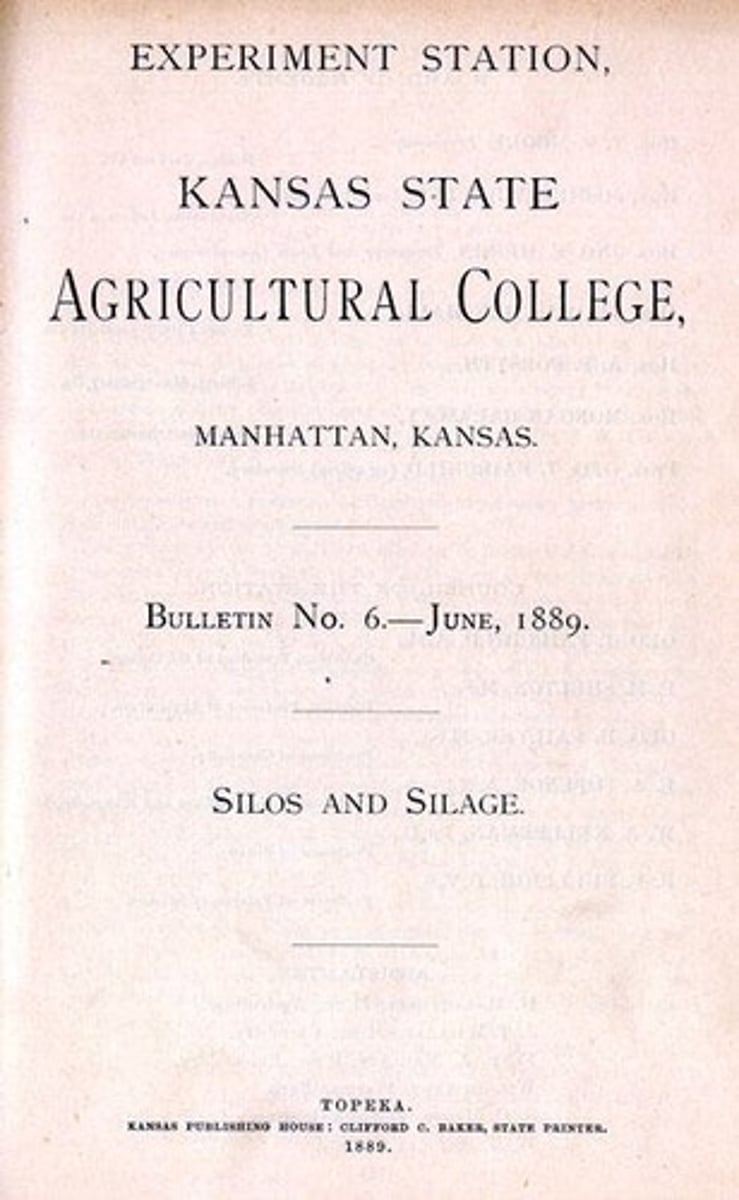 <p>Corn was the best crop for silage, and its feeding value was similar to hay.</p>