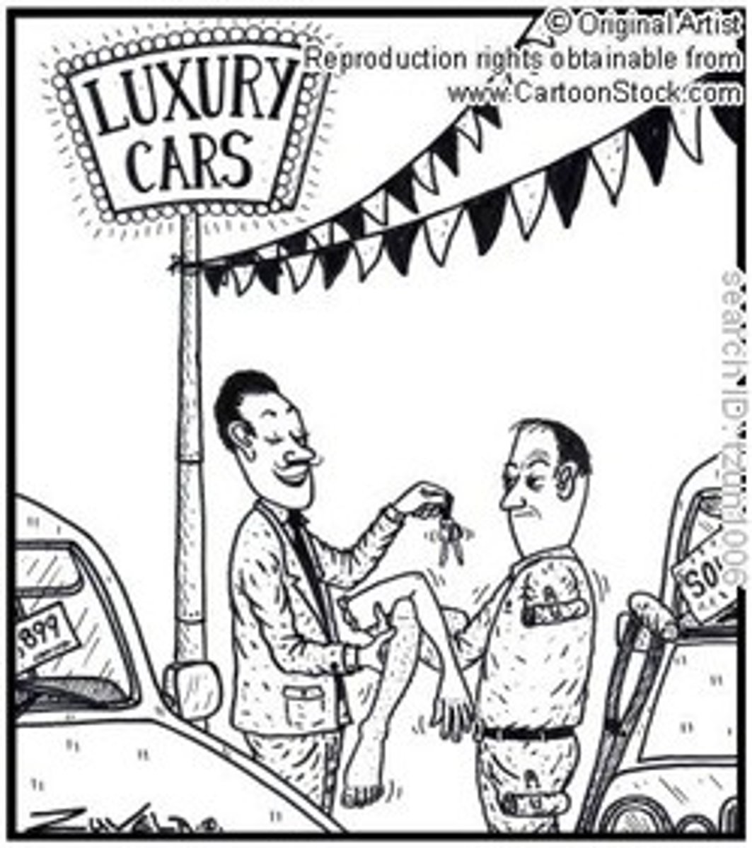 <p>to cost an arm and a leg, to cost too much</p>