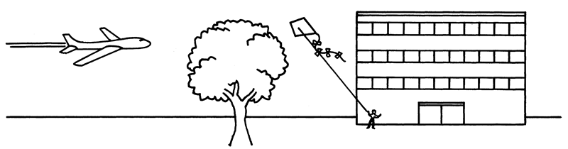 <p>the airplane</p>