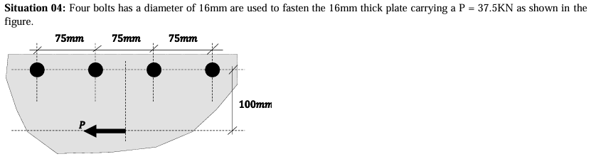 <p>10. If the allowable shear stress is 50MPa, determine the diameter of the bolt. </p><p>a) d≥ 15.22mm </p><p>b) d≥ 51.22mm </p><p>c) d≥ 12.22mm </p><p>d) d≥ 21.22mm</p>