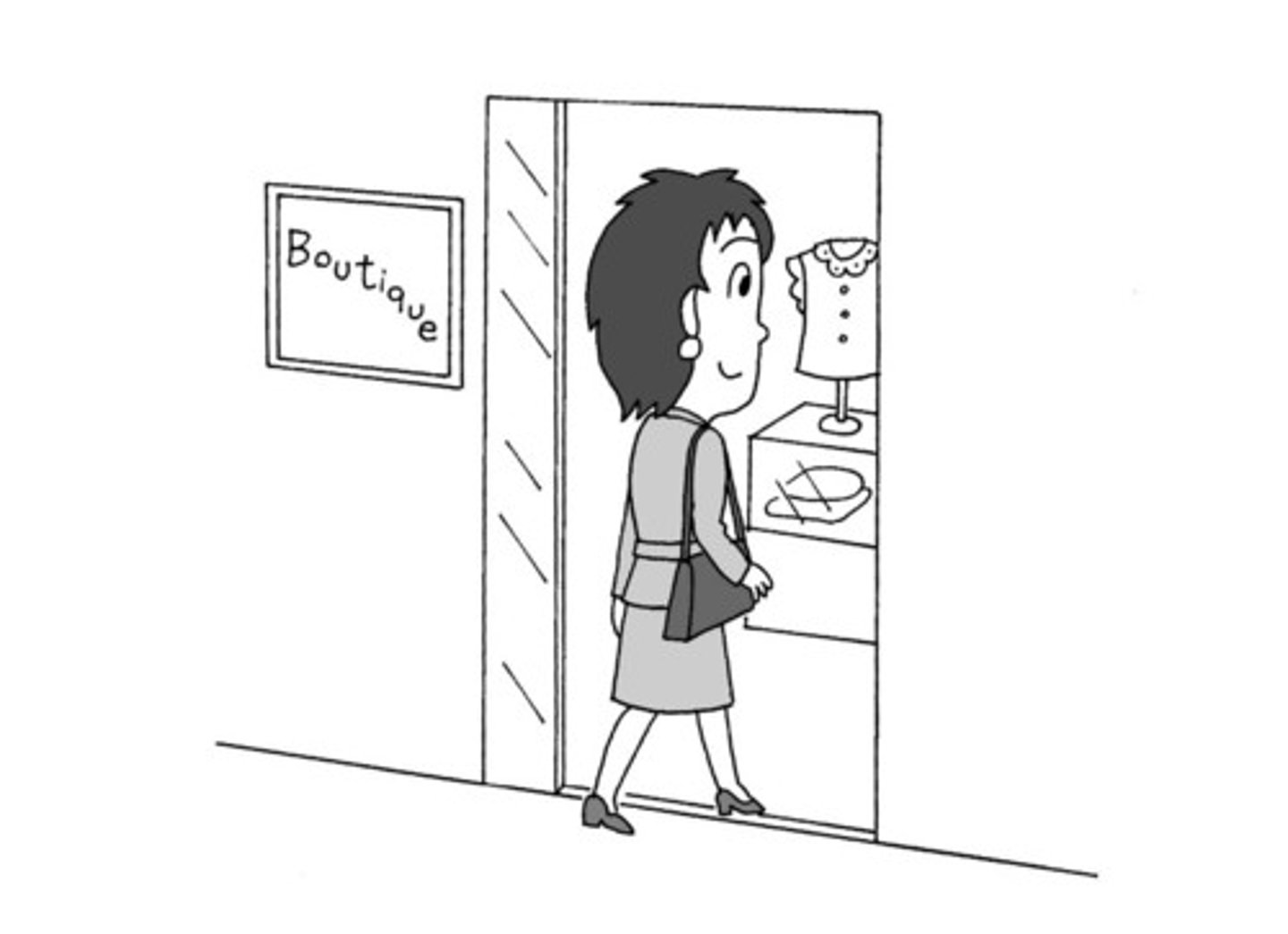 <p>to enter</p>