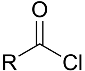 <p>acid chloride, AlCl3 </p>