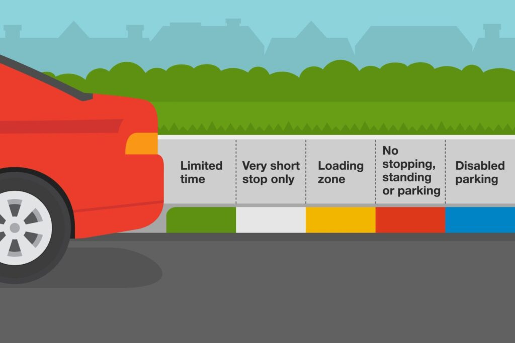 <p>Parking at Colored Curbs: Yellow</p>