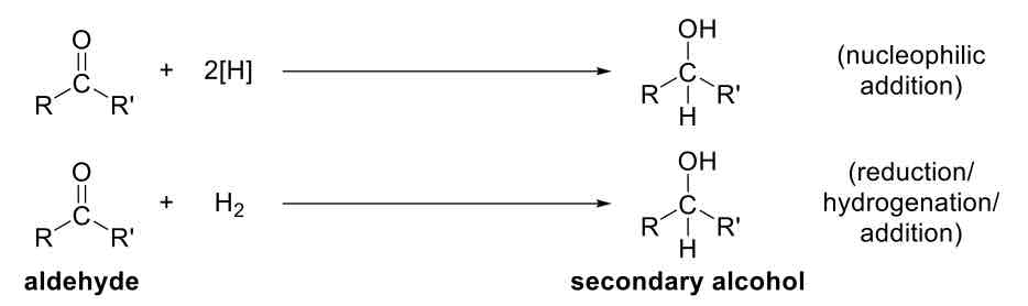 <p>Ketone to Alcohol</p>