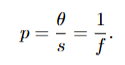 <p>s = perpendicular distance between image and principle axid</p>