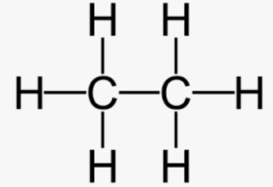 saturated, C2H6