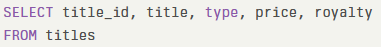 <p>What is the syntax of a query in which the price is not 19.99? Both versions, use NOT for one and != for the other.</p>