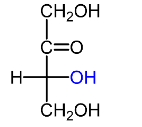 <p>name this monosaccharide:</p><p>KETOSE +</p>