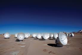 <p>A group of radio telescopes working together to collect more information.</p>