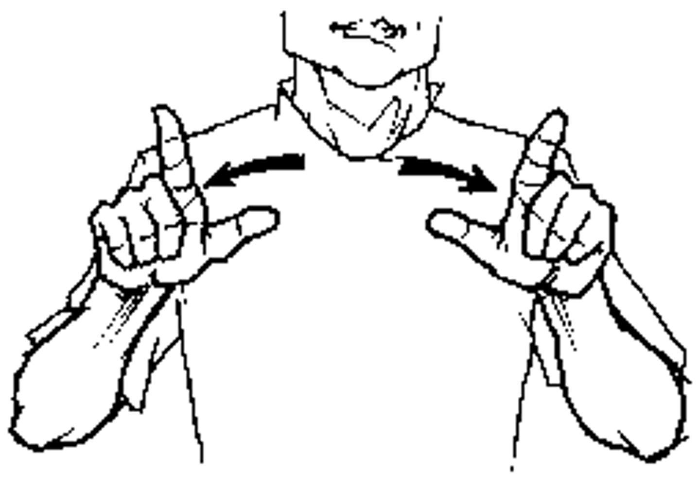 <p>L handshape or C handshape, start close together and move hands farther apart. To emphasize, puff out cheeks.</p>