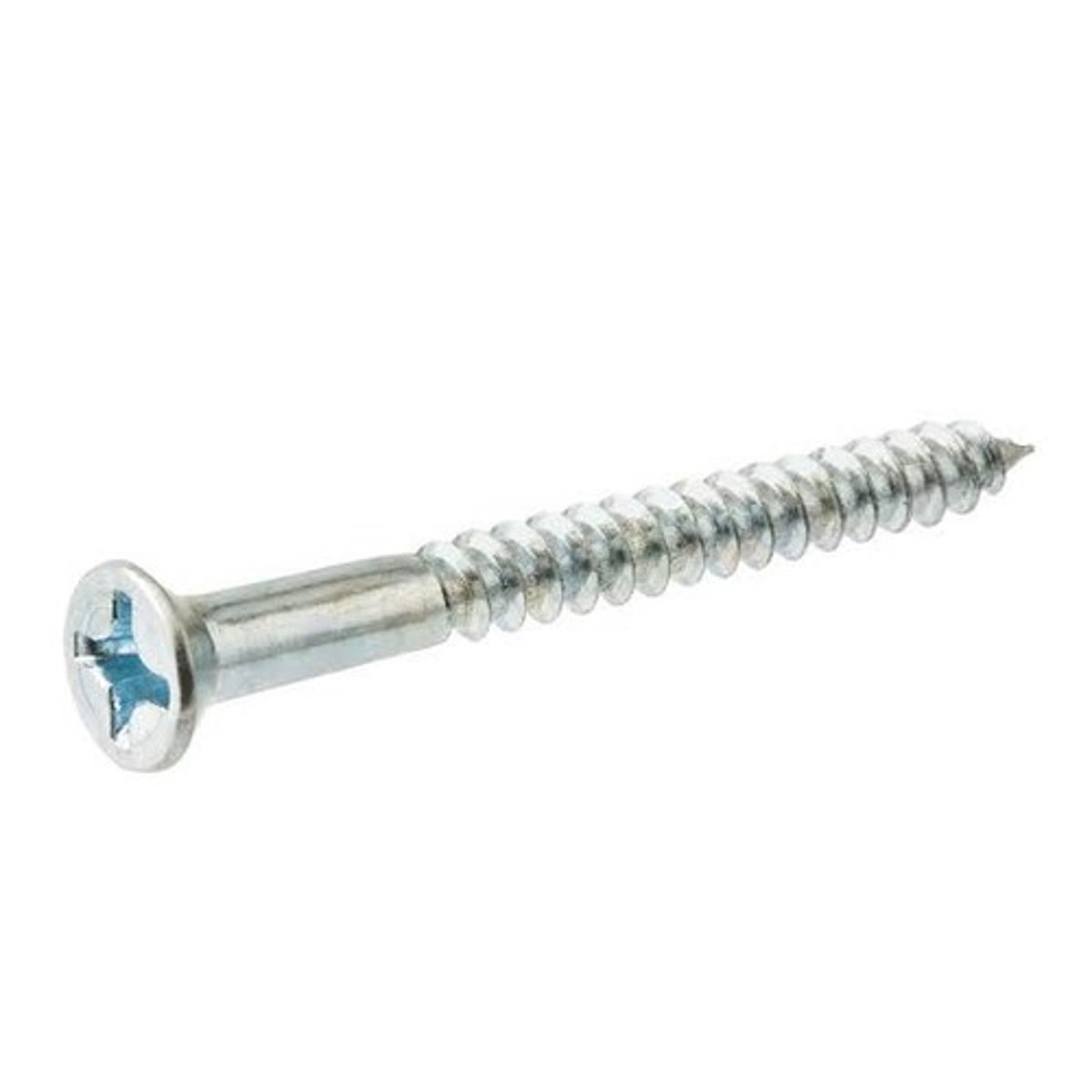 <p>A threaded metal fastener with a pointed end which forms its own matching thread in the wood member into which it is inserted.</p>