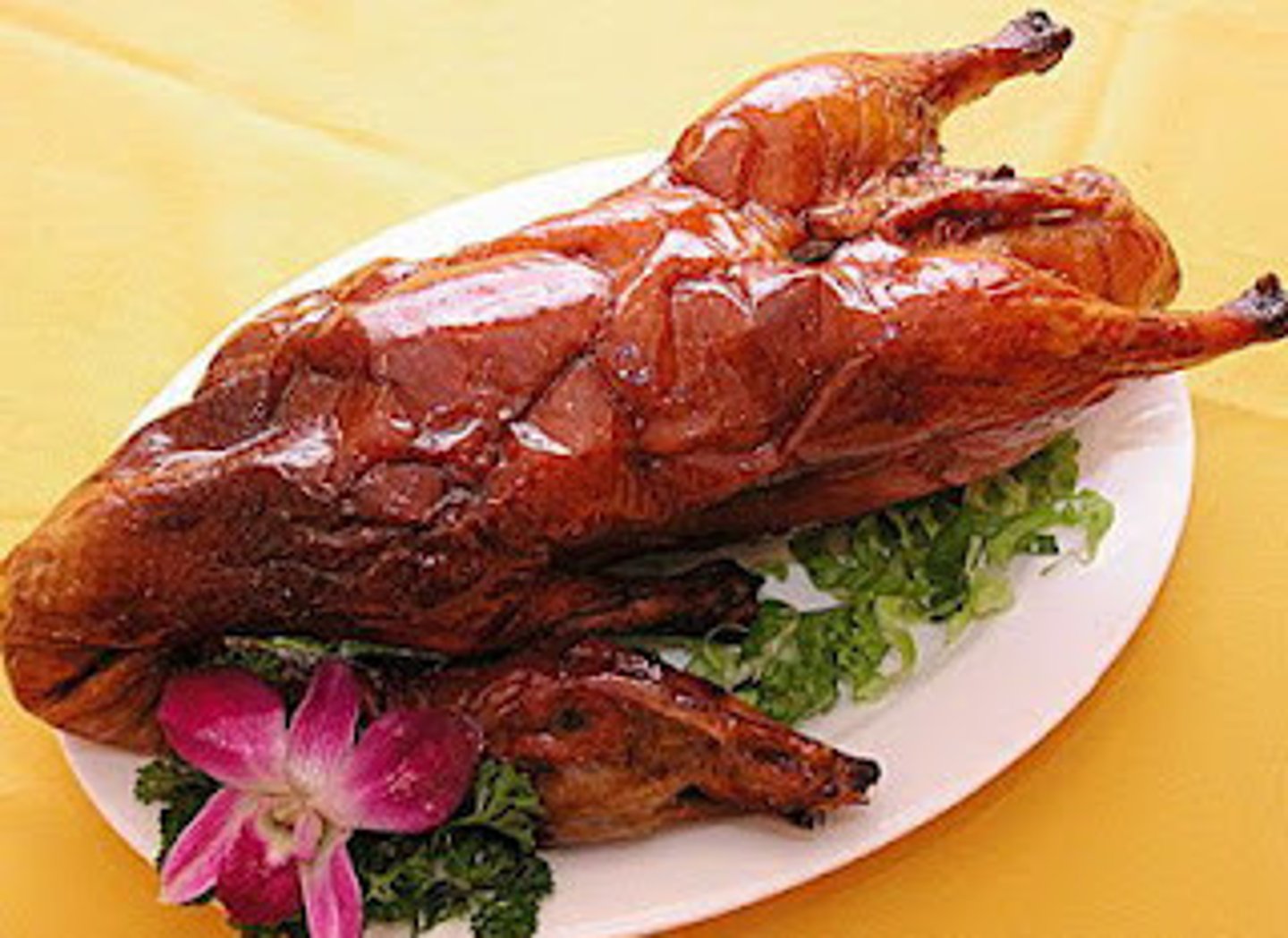 <p>kǎoyā - roast duck</p>