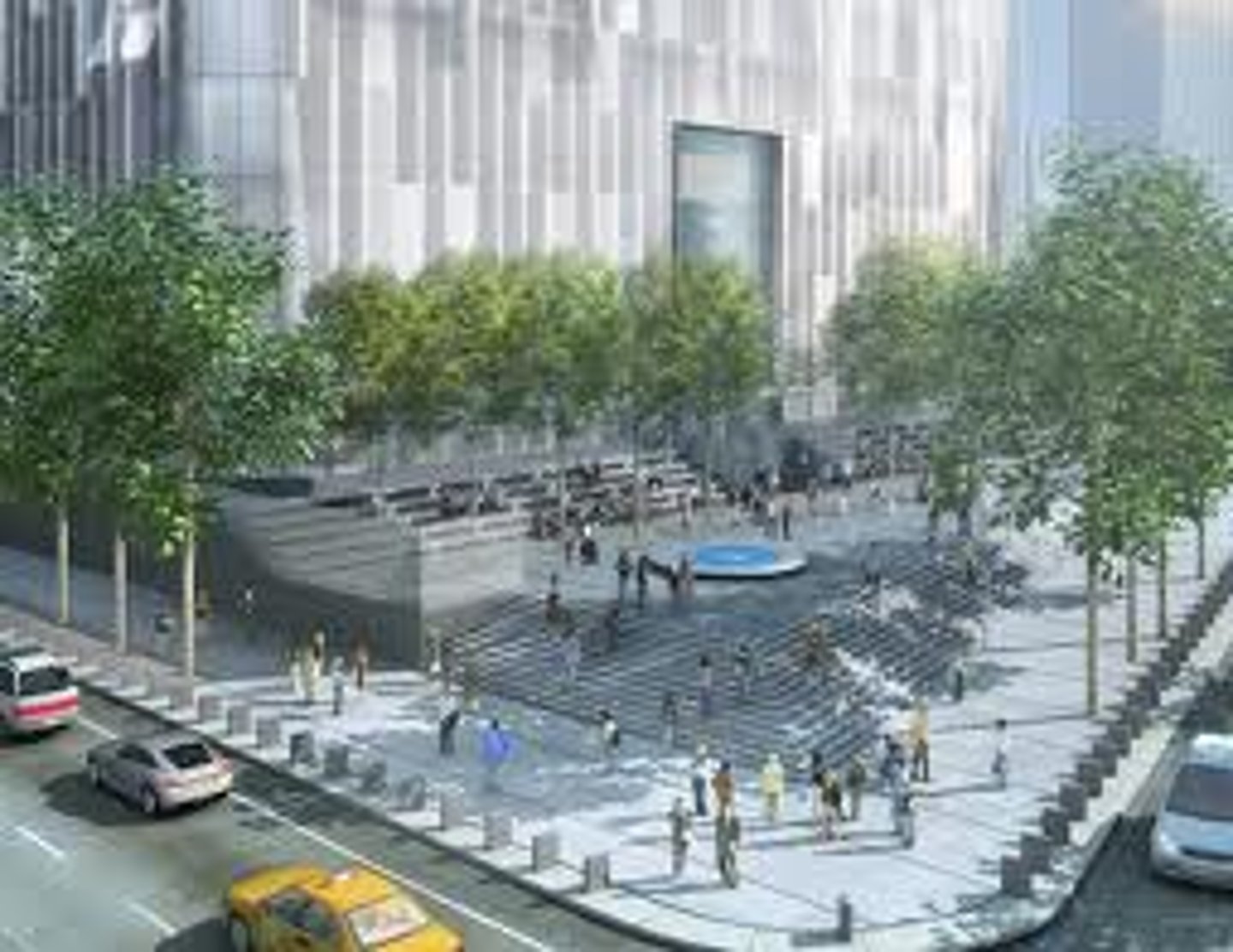 <p>city or town square</p>