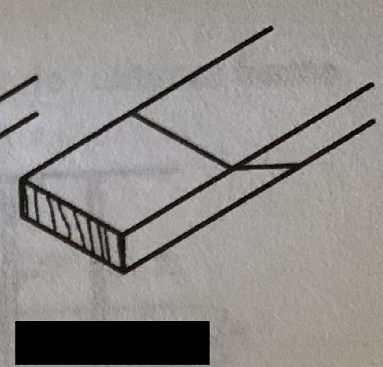 <p>simple but effective- using an adhesive (i.e. PVA) to make a bond on 2 flat surfaces in lightweight models. lightweight wood is cut square and then clamped with adhesive of joining edge.</p>