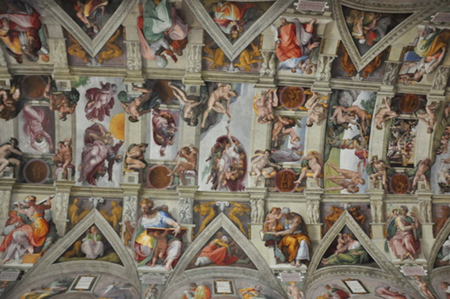 <p>a restoration effort which revealed vibrant colors</p>