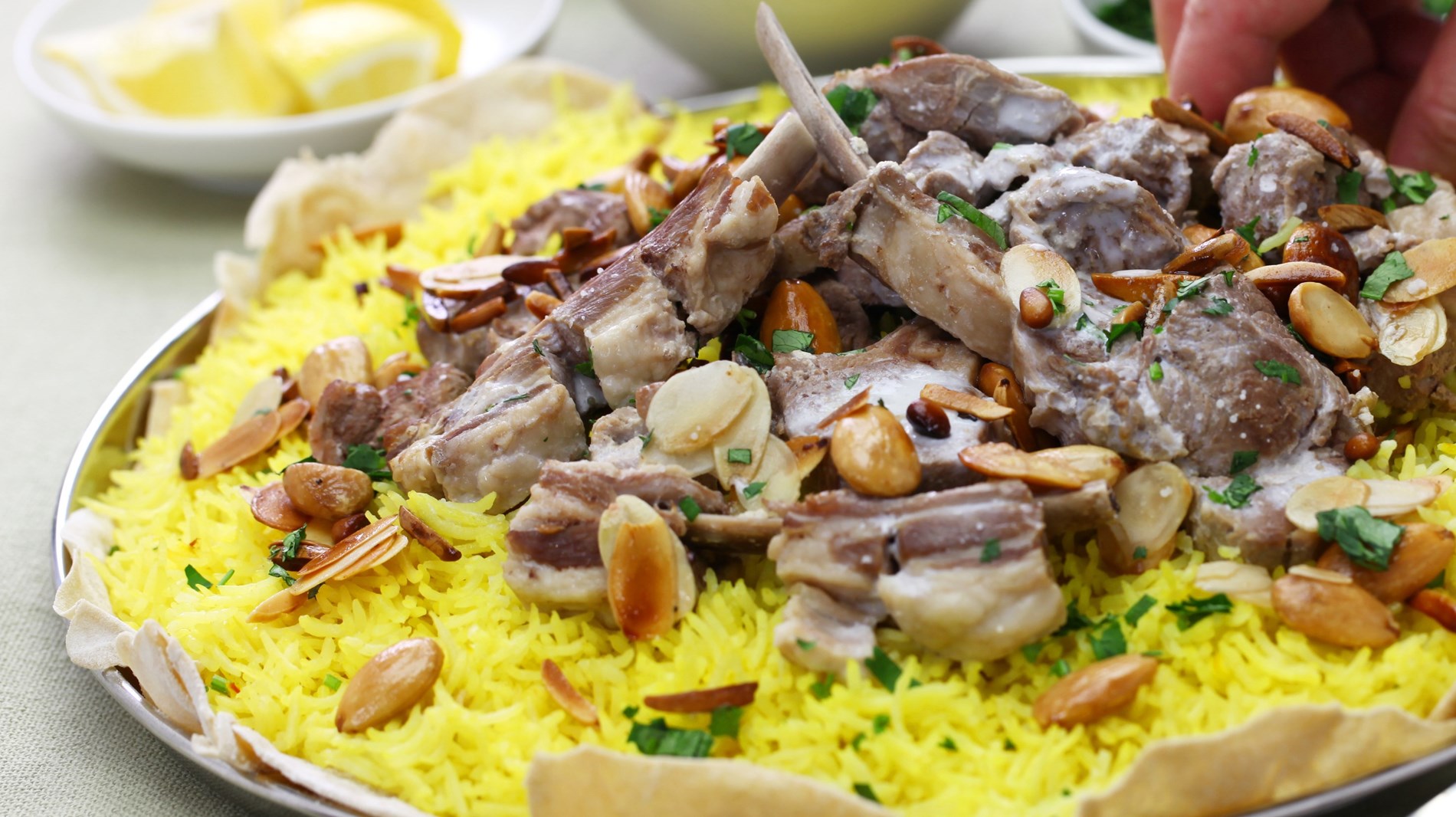 <p>mansaf (national dish of jordan)</p>