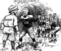FDR's plan to add up to six new justices after some of his New Deal legislation was unconstitutional - considered by many to be a violation of the constitutional system of checks and balances