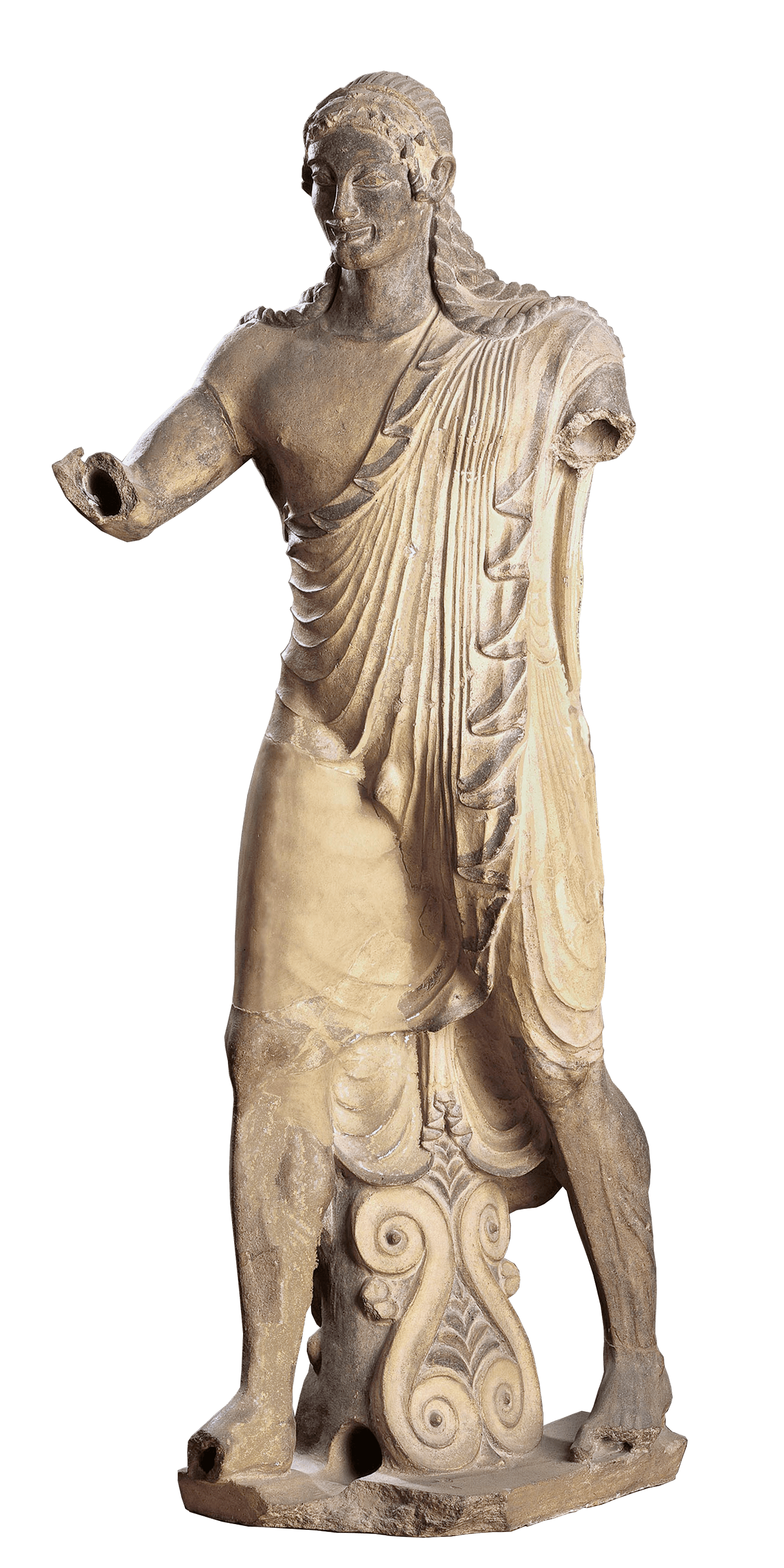 <p><strong>Temple of Minerva and Apollo Veii</strong></p><p>Vulca</p><p>Near Rome, Italy</p><p>510-500 BCE</p><p><u>Temple</u>: wood, mud brick, or tufa <u>Sculpture</u>: terracotta</p>
