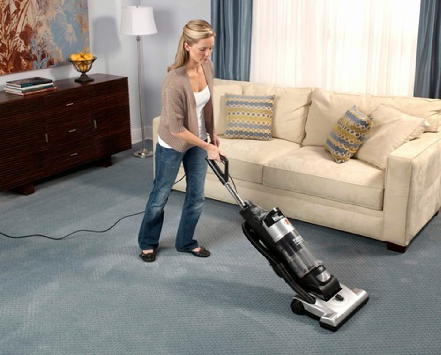 <p>to vacuum</p>