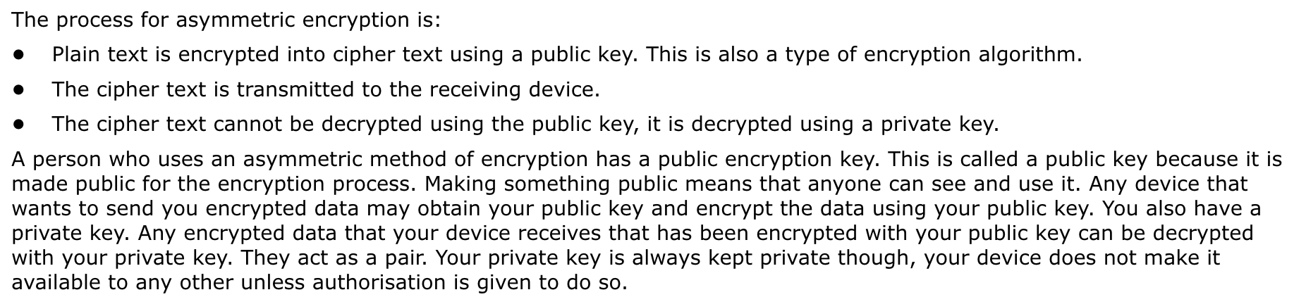 more secure than symmetric encryption
