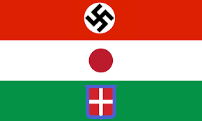 <p>A coalition of nations led by Germany, Italy, and Japan. They sought to expand their territories through military conquest, leading to WWII. </p>