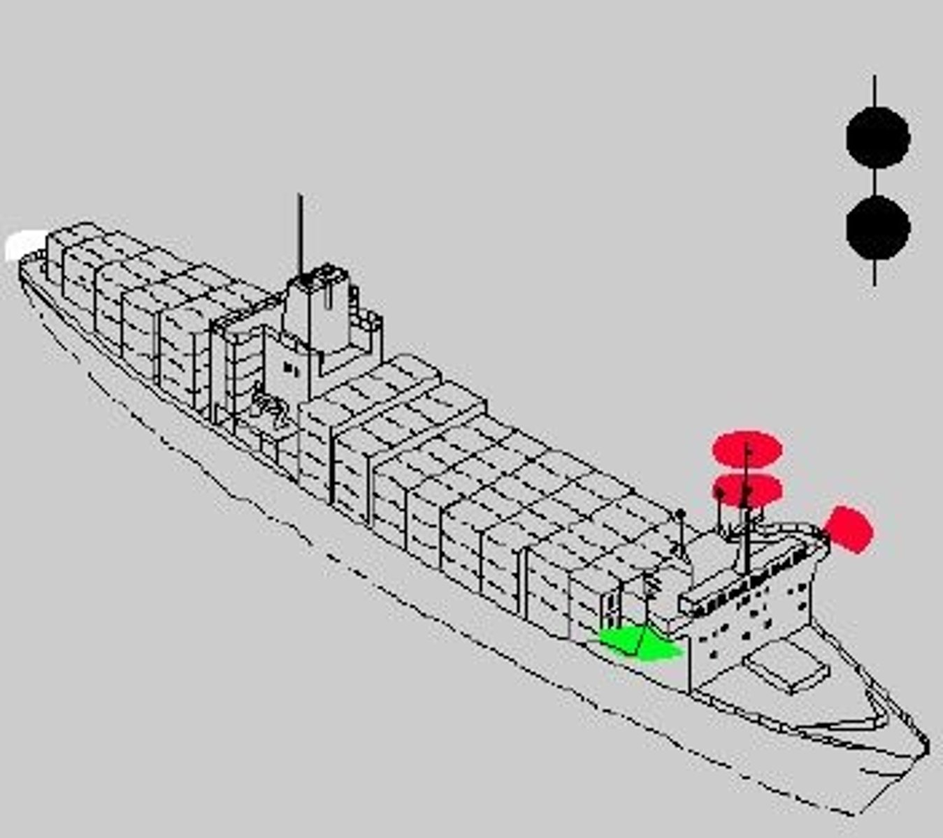 <p>red over red / two balls</p>