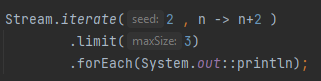 <p>Creates an infinite sequential ordered stream from a seed and a function.</p>