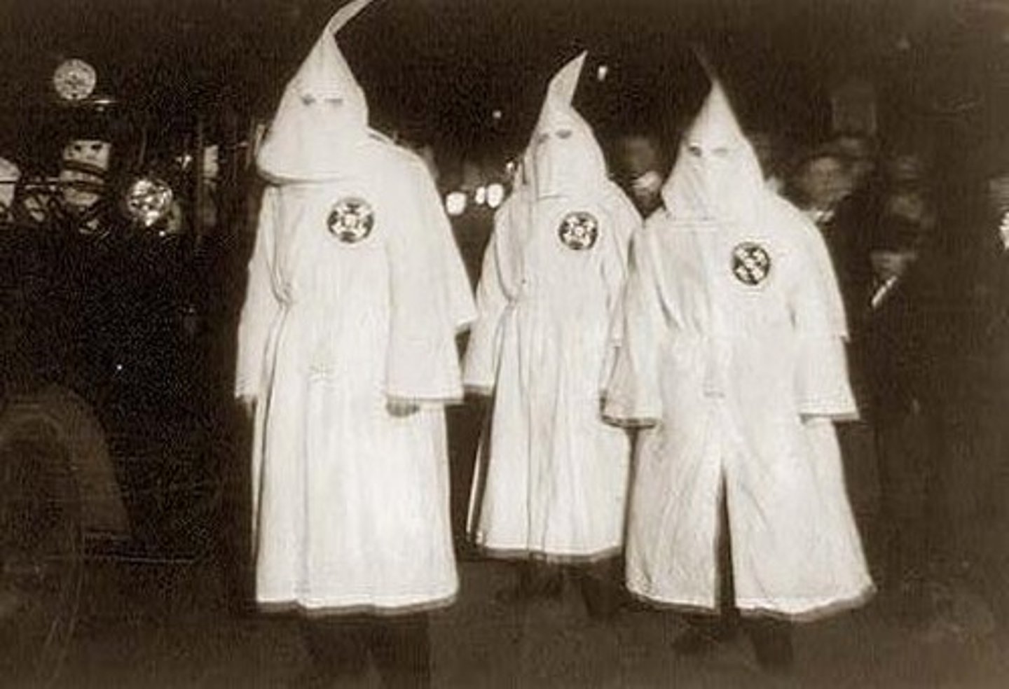 <p>Groups that believe in white supremacy. Were formed in the South to terrorize African Americans. Helped to enforce the Jim Crow laws and keep African Americans "in their place."</p>