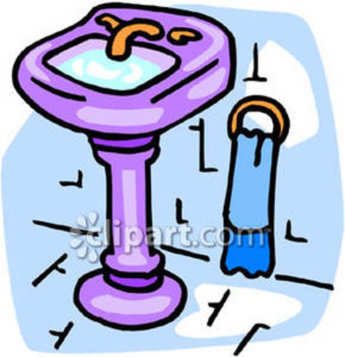 <p>the bathroom sink</p>