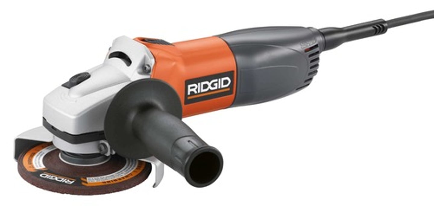 <p>Small portable hand held grinder used to grind away metal or to sharpen some hand tools.</p>