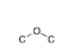 <p>An oxygen bonded to a carbon and a carbon (sigma bonds)</p>