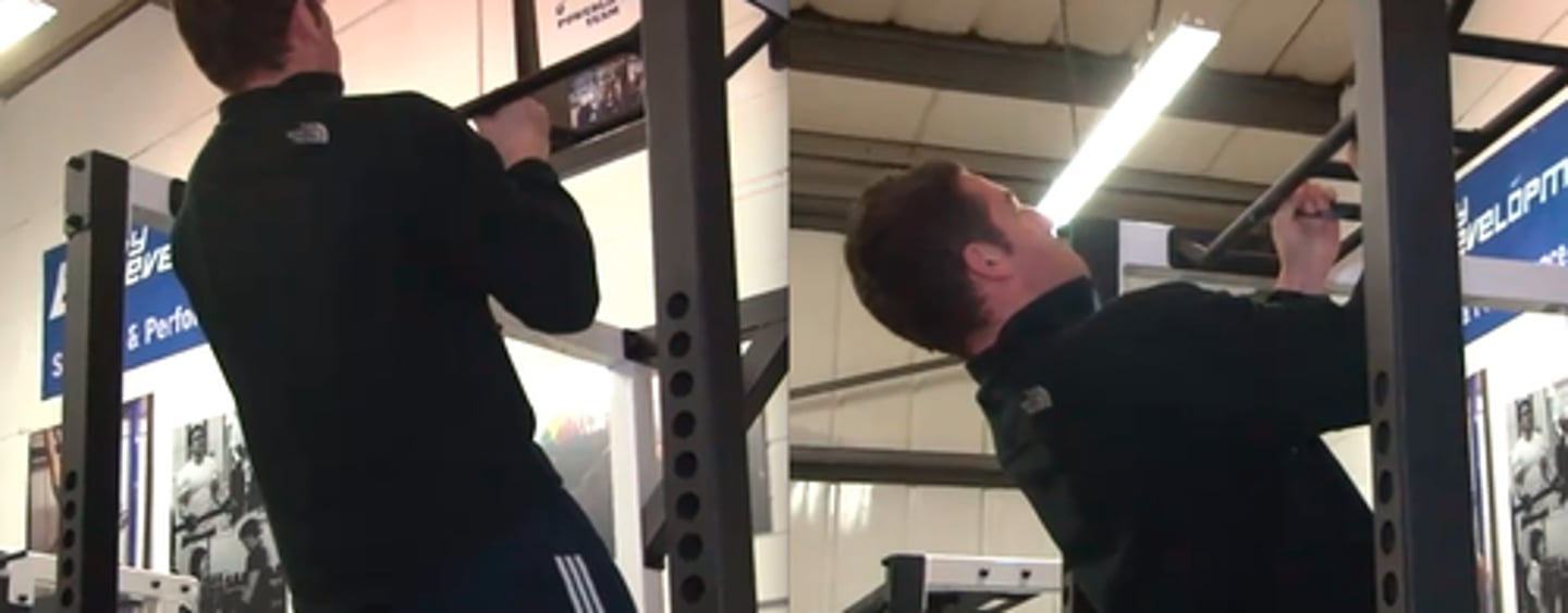 <p>to do pullups</p>