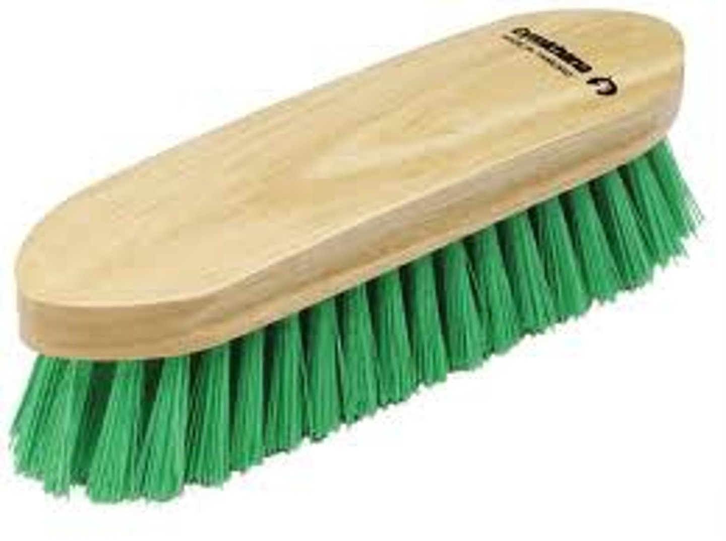 <p>Used to remove dirt and hair that has been loosened by the curry comb. Must not be used on the head or legs.</p>