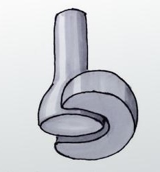 <p>Name and describe the following joint: </p>