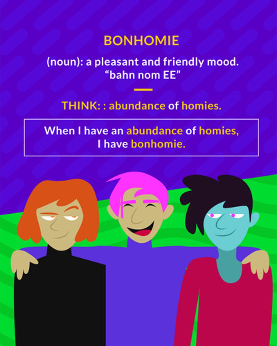 <p>(noun) Friendliness, open and simple good heartedness</p><p>(noun) Friendliness</p>