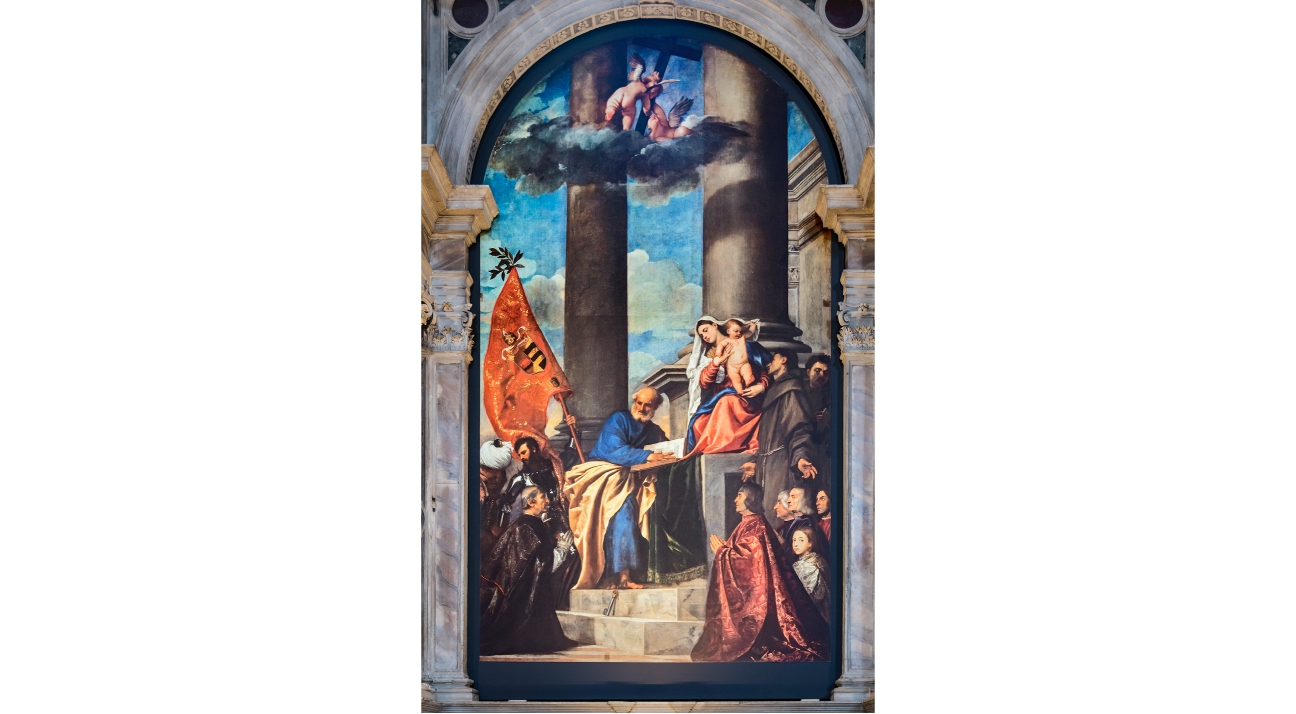 Madonna di Ca'Pesaro, 1518. Titian