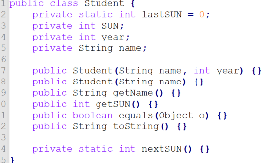 <p>Exercise: Translate this to UML</p>