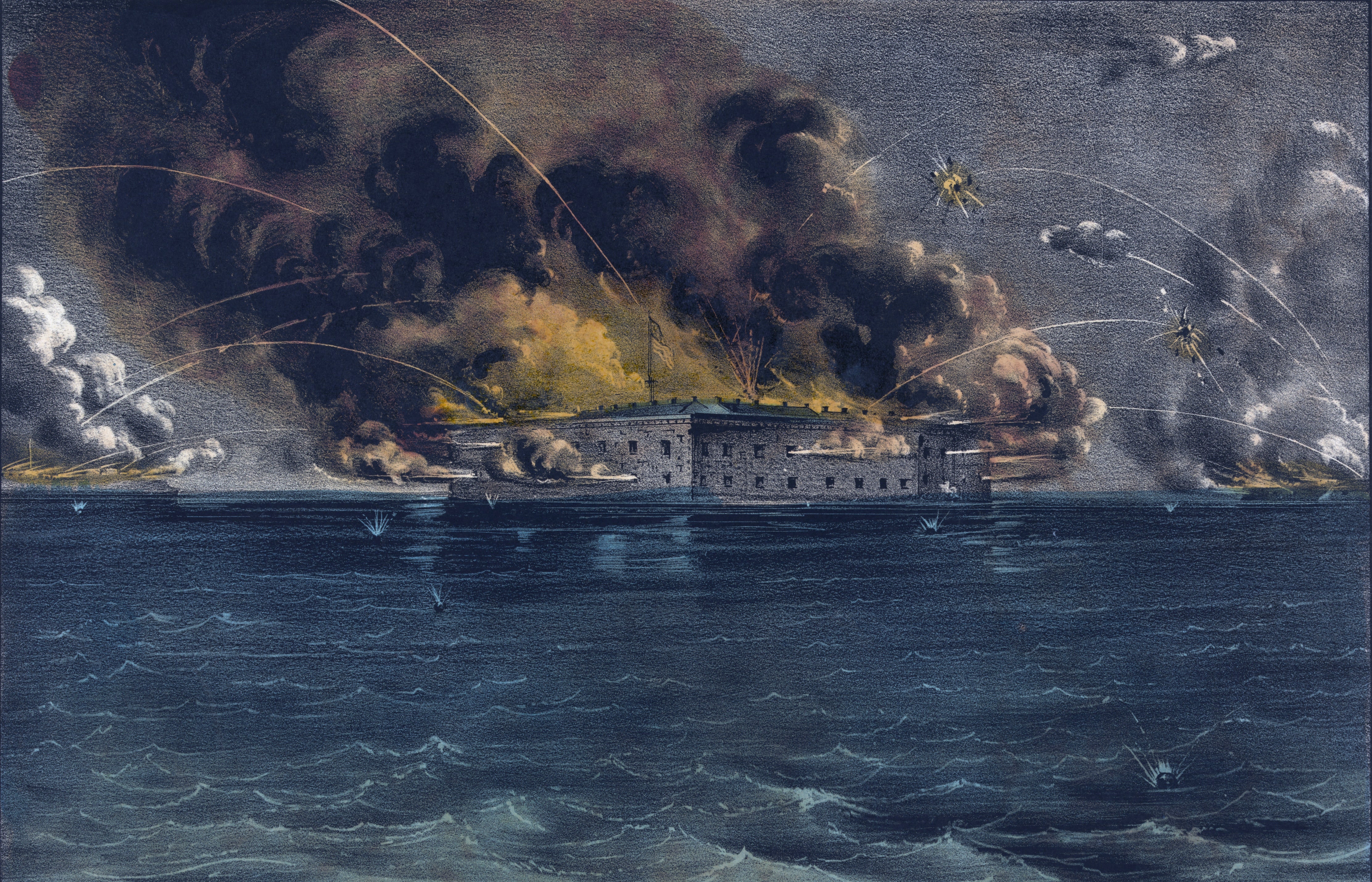 <p>The first shots of the Civil War were fired at this fort in South Carolina.</p>