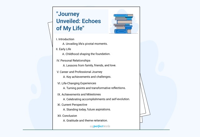 <p>A first-person account focusing on key life moments and personal growth.</p>