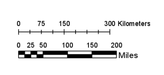 <p>A bar or ratio that helps measure real-world distance on the map.</p>