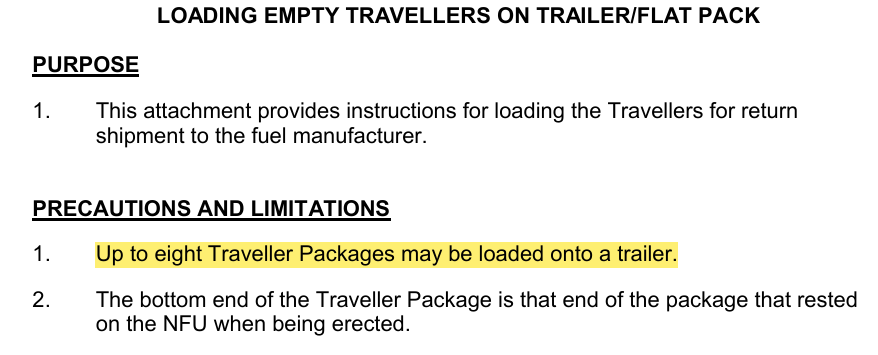 <p>B-RFL-FHP-008 New Fuel Receipt</p><p>Traveler Packages</p>