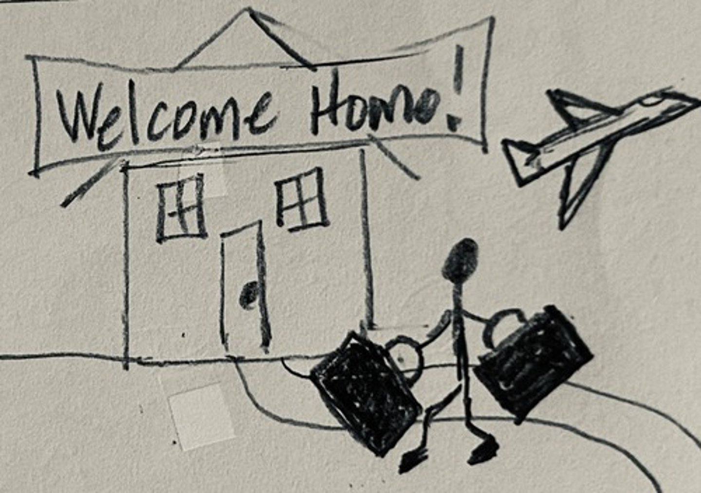 <p><strong>to return from a place</strong></p><p>(volver de un lugar)</p>