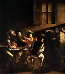 <p>The Calling of Saint Matthew (Caravaggio)</p>