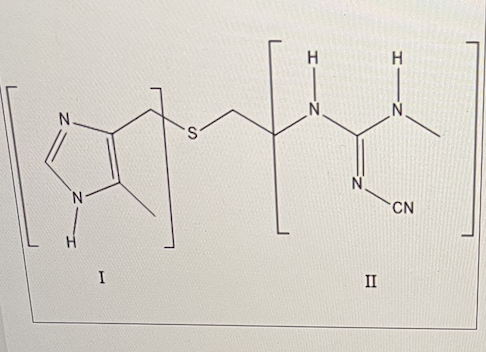 <p>What is the structure in bracket I?</p>