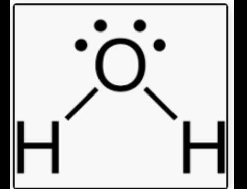 <ul><li><p>V- shaped</p></li><li><p>angle: 104.5 </p></li></ul><p></p>