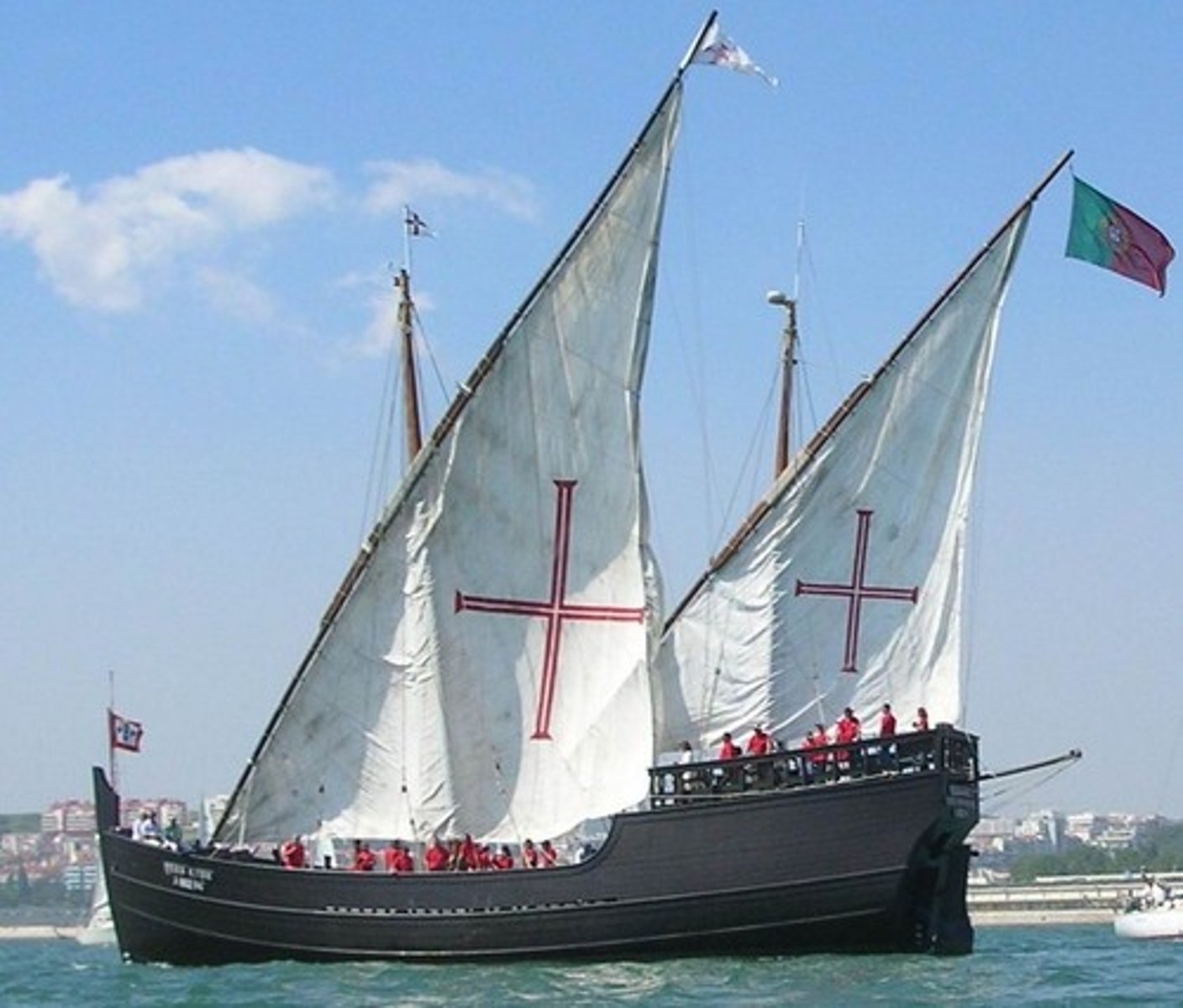 <p>-Triangular sail that was developed in the Mediterranean that allowed a ship to sail against the wind.</p><p>-This was really important because a ship did not require favorable winds to get where it wanted to go</p><p>-Once it was invented in the Mediterranean Region, it diffused (spread) to the Indian Ocean Basin</p><p>-This invention increased the ability of ships to trade in the Indian Ocean Region and to East Asia/China</p>