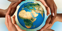 Il est essentiel que tous les pays de la Terre ________ à respecter l'environnement!